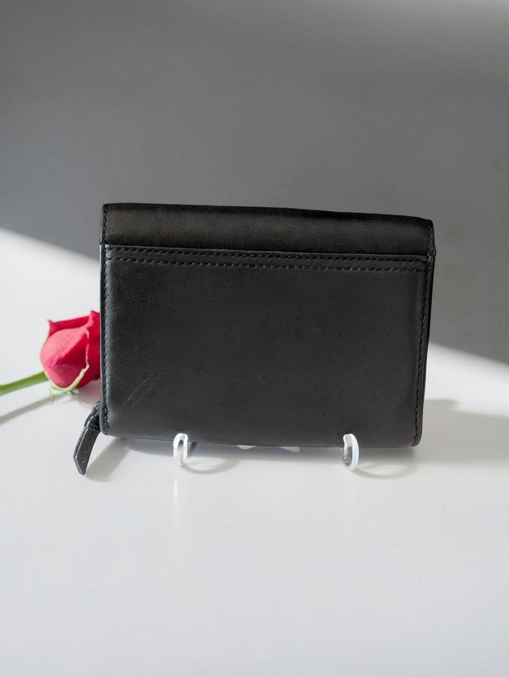 Coach Vintage Soho Black Leather Compact Wallet - Picture 2 of 11